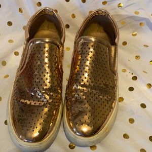 Glaze bronze size 8 sneakers